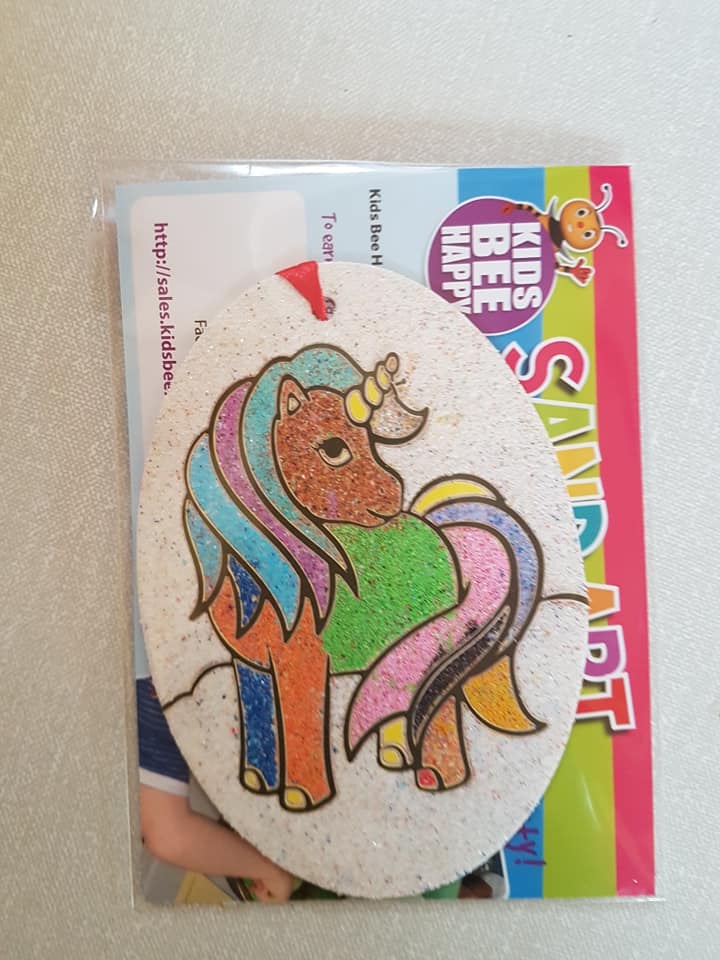 Unicorn Sand Art Kit. Oval Size. Sand Included. - Image 11