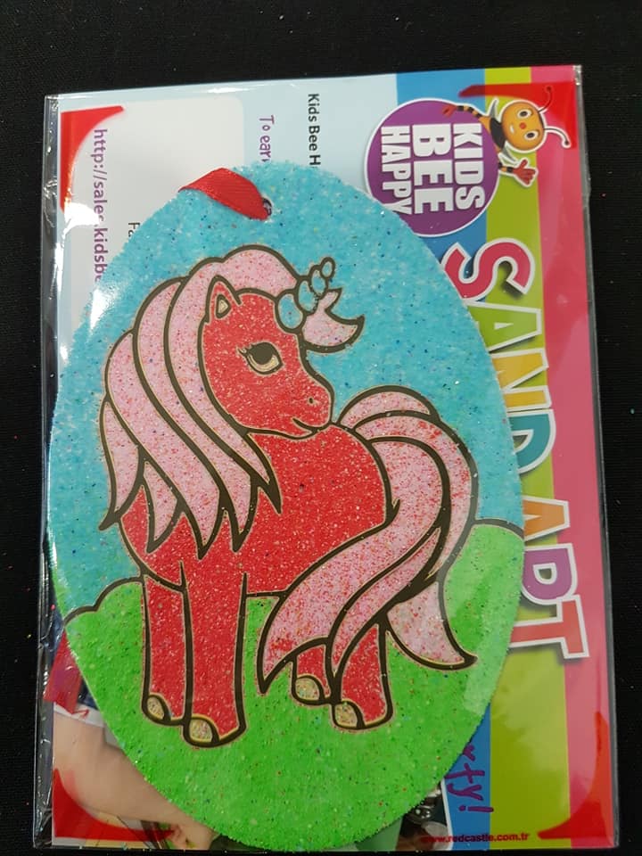 Unicorn Sand Art Kit. Oval Size. Sand Included. - Image 10
