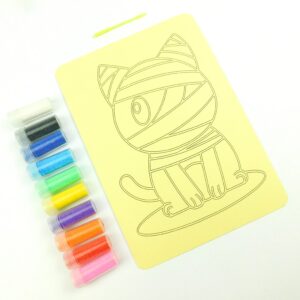 Halloween Mummy Cat A5 Sand Art Kit
