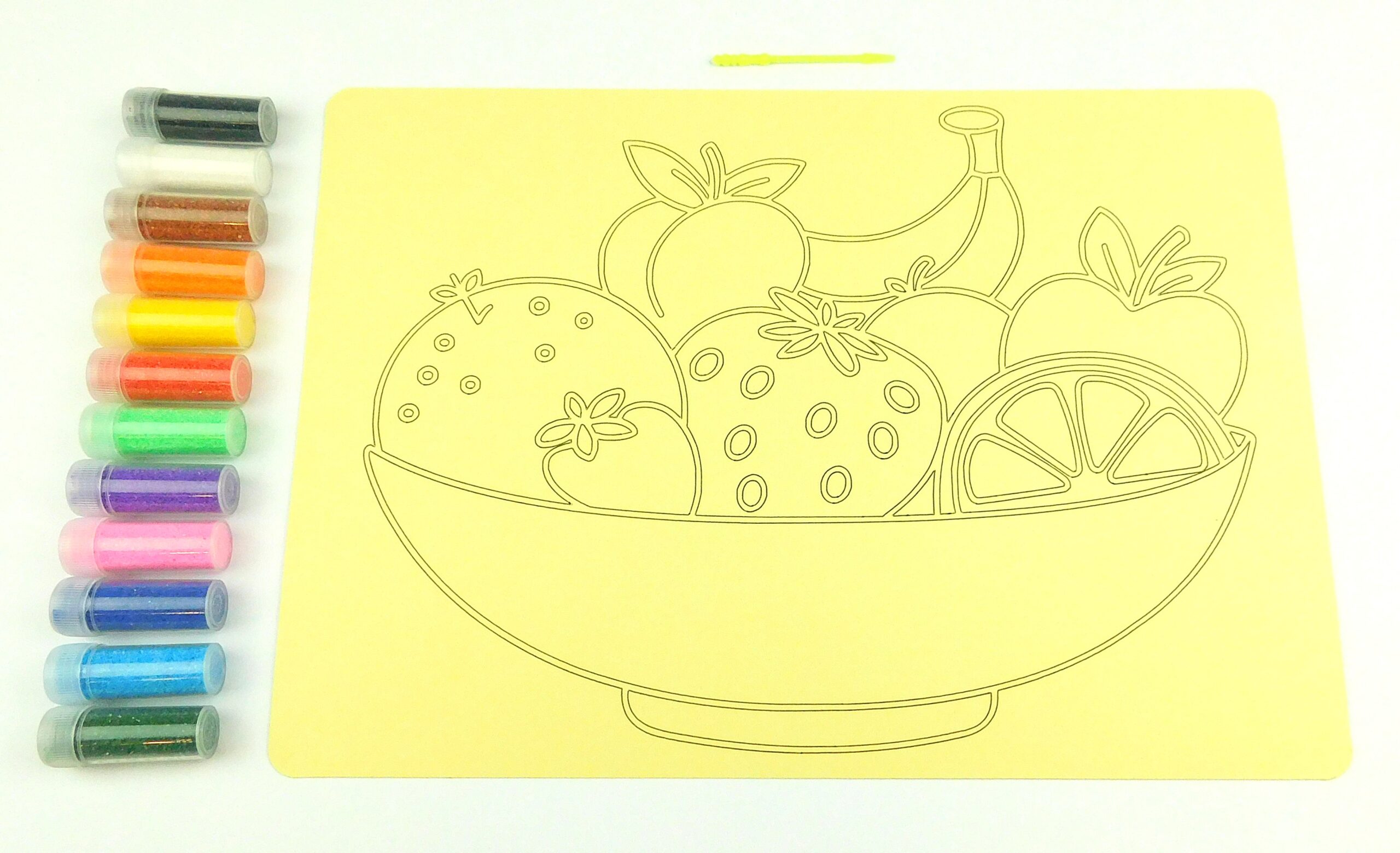 Fruit Bowl A4 Sand Art Kit - Image 3