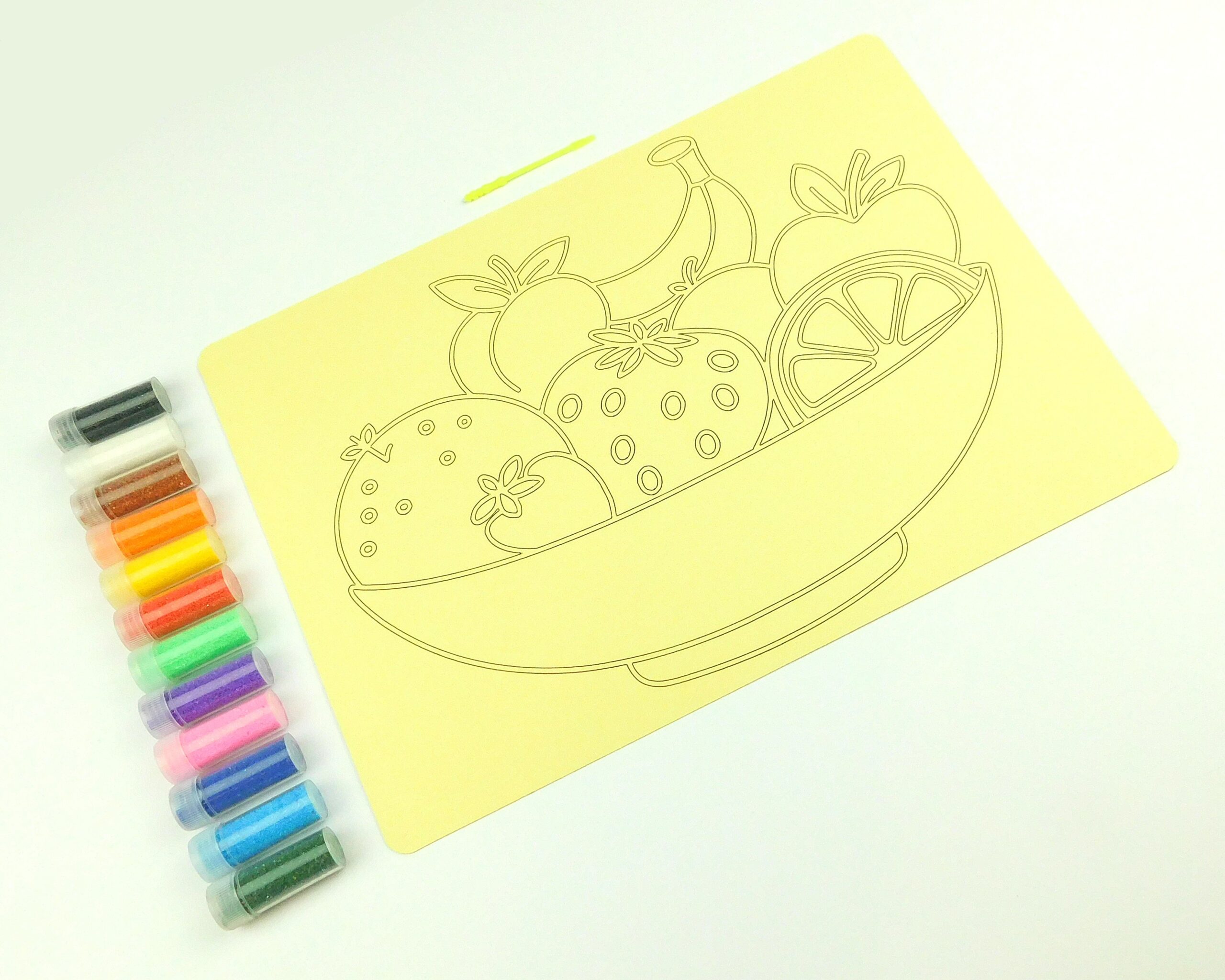 Fruit Bowl A4 Sand Art Kit