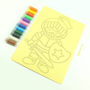 Knight, Sheild and Sword A4 Sand Art Kit