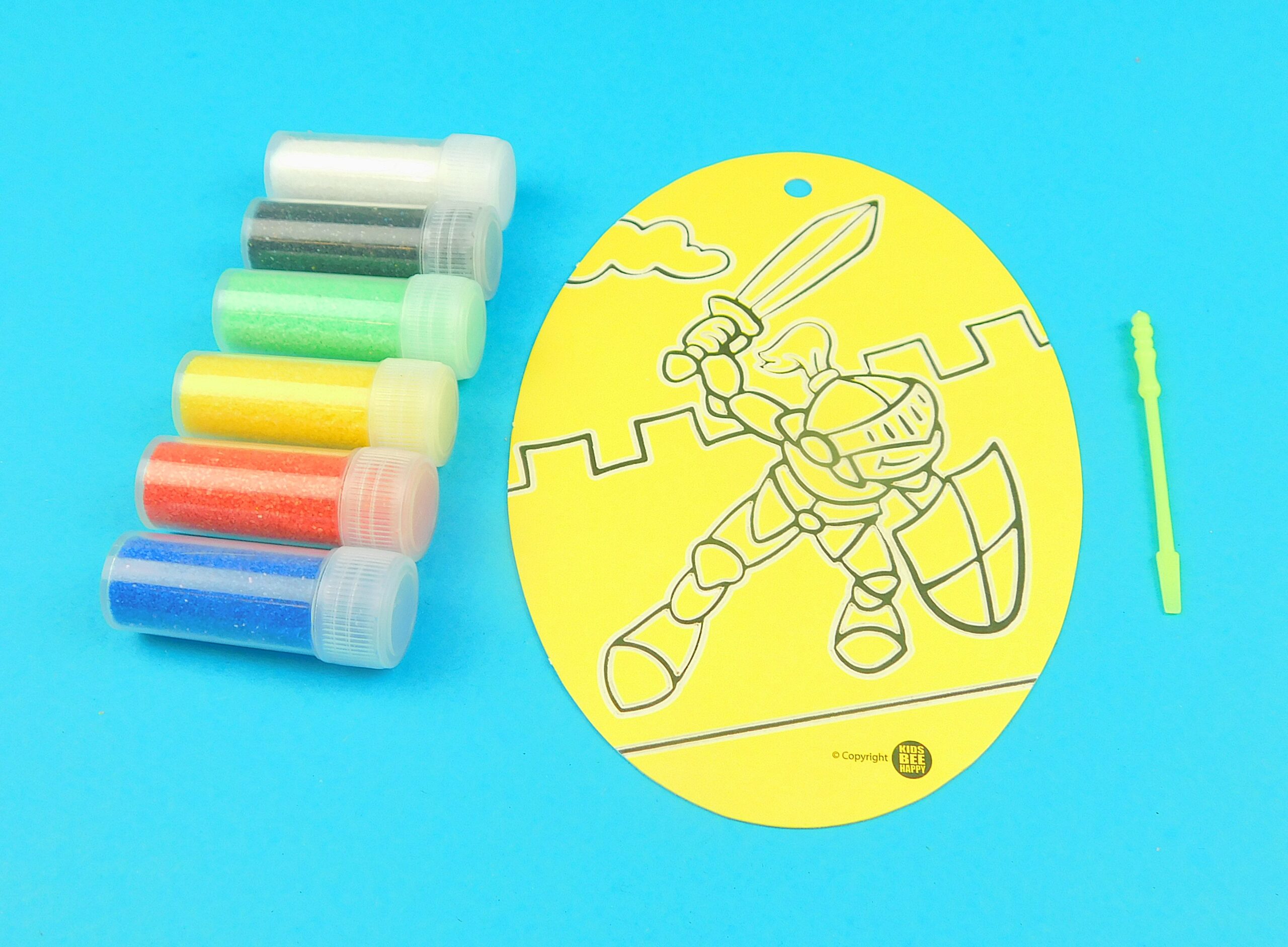 Oval Knight Sand Art Kit. - Image 4