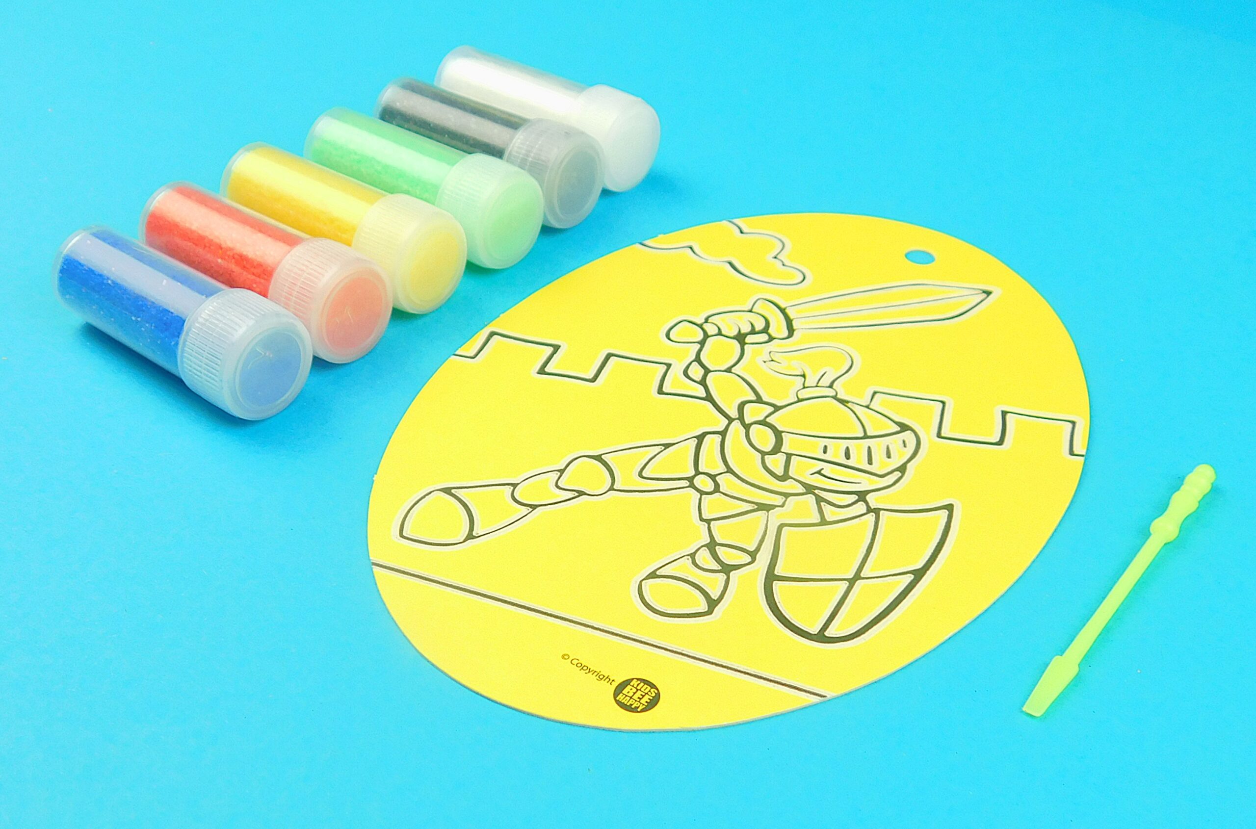 Oval Knight Sand Art Kit. - Image 5
