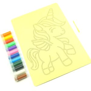 Alicorn Sand Art Kit. A4 Size. Sand Included