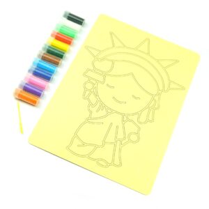 Statue of Liberty Sand Art Kit. A4 Size. Sand Included