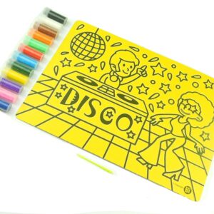 Disco Sand Art Kit. A4 Size. Sand Included