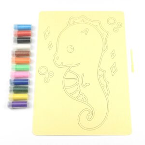 Sea Horse Sand Art Kit. A4 Size. Sand Included.