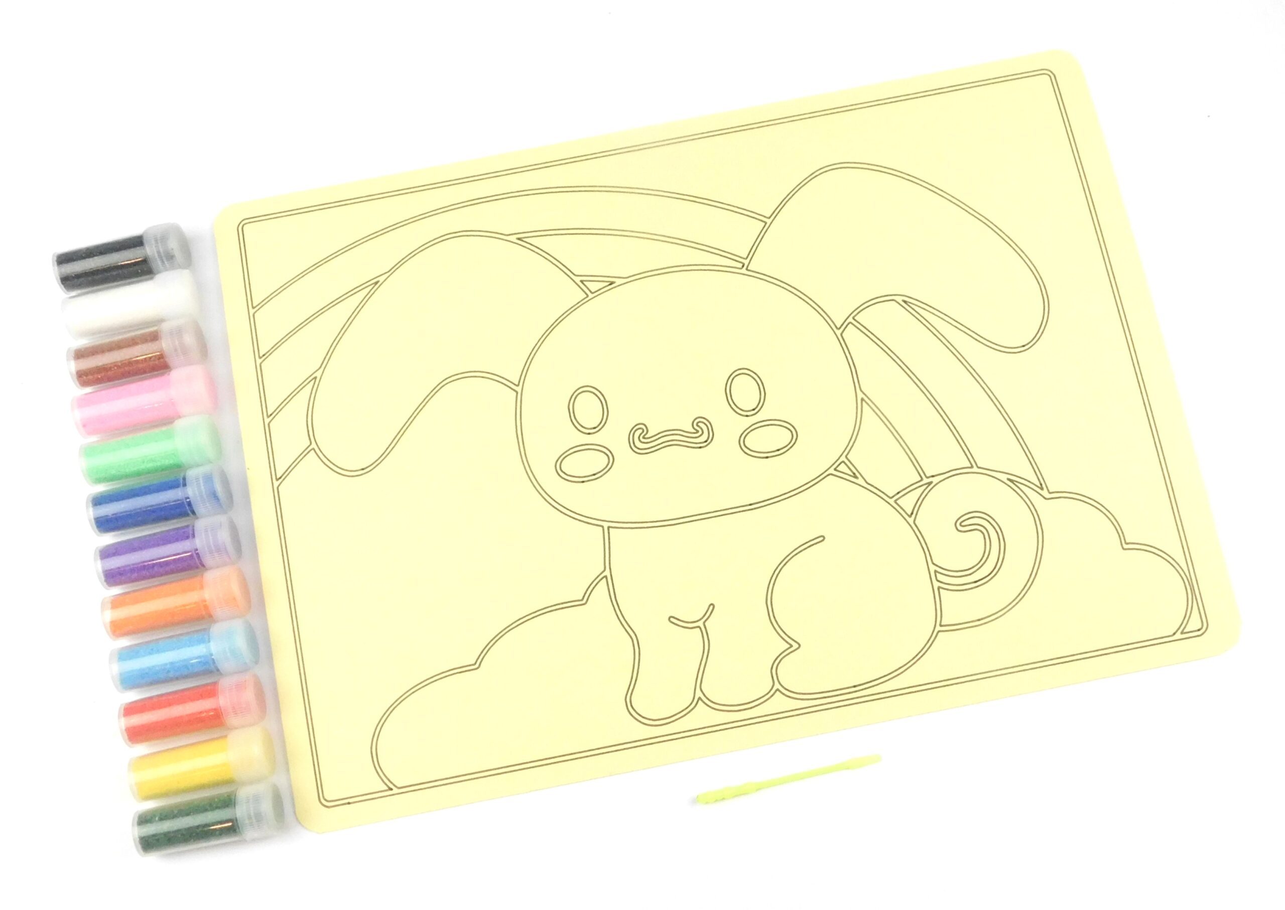 A4 Cinnamoroll-ish Sand Art Kit. Sand Included. - Image 3