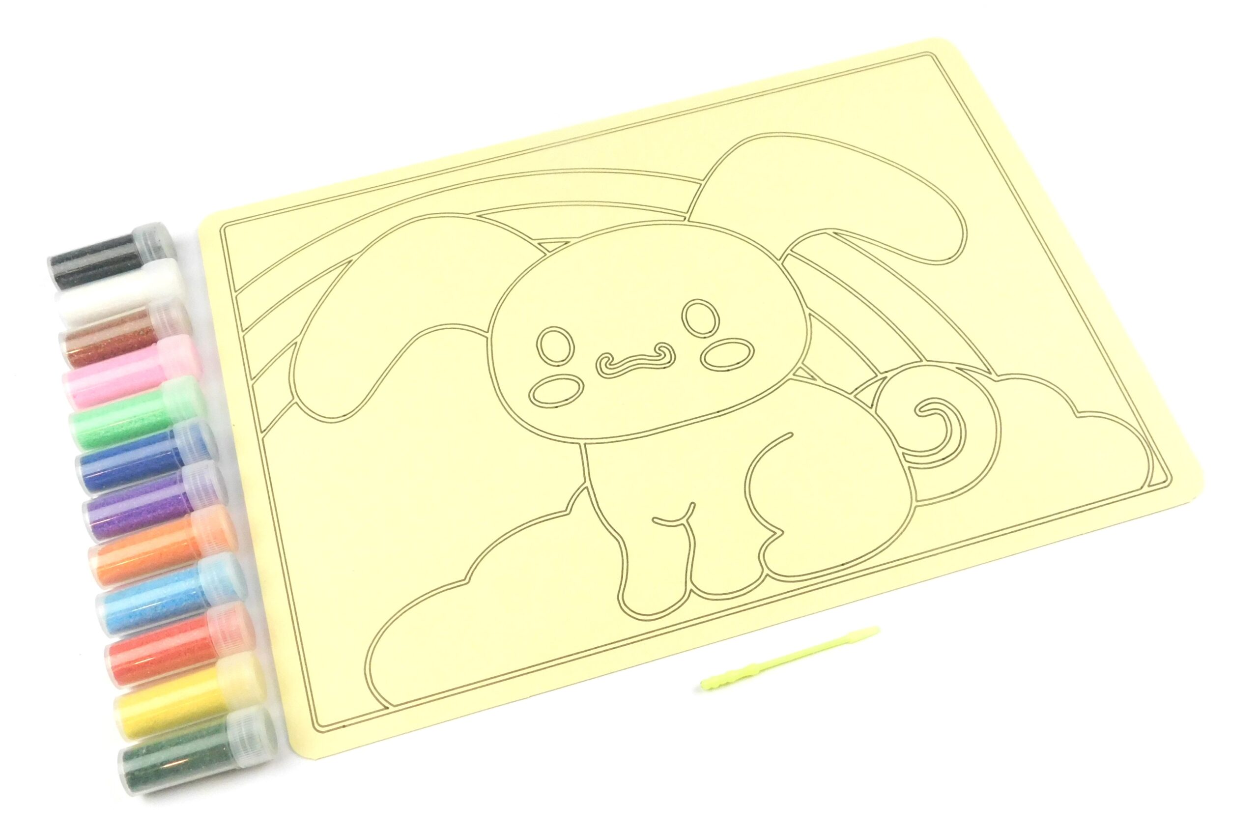 A4 Cinnamoroll-ish Sand Art Kit. Sand Included. - Image 4