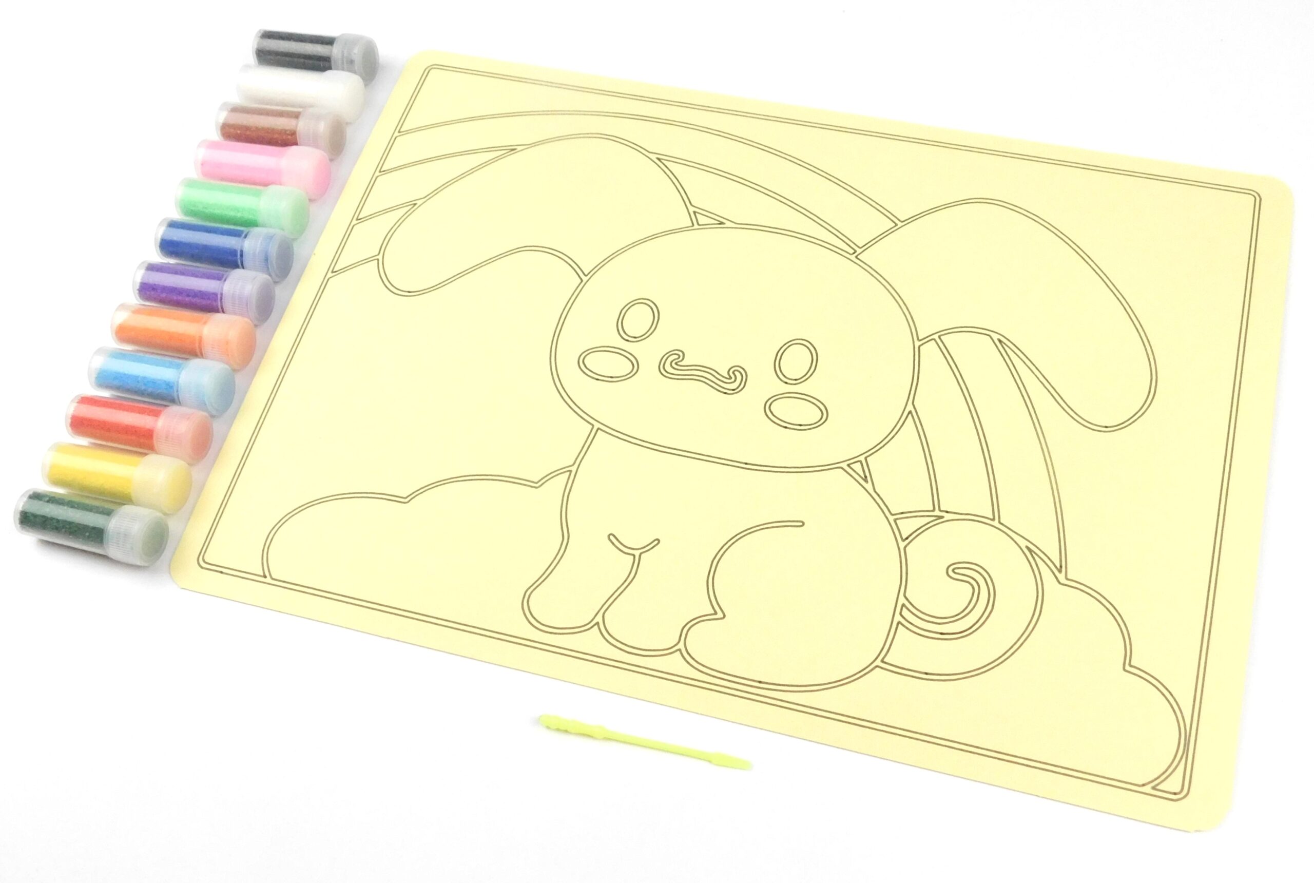 A4 Cinnamoroll-ish Sand Art Kit. Sand Included. - Image 5