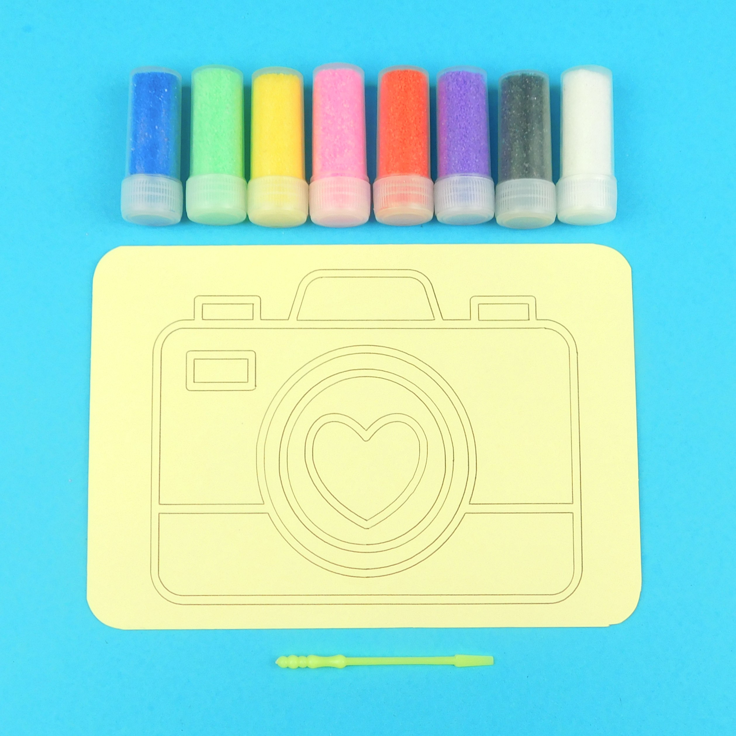 A6 Camera Sand Art Kit