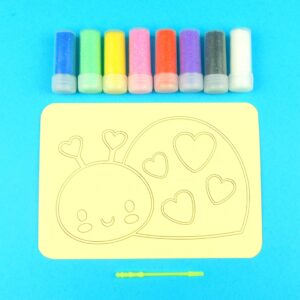 A6 Ladybug Sand Art Kit
