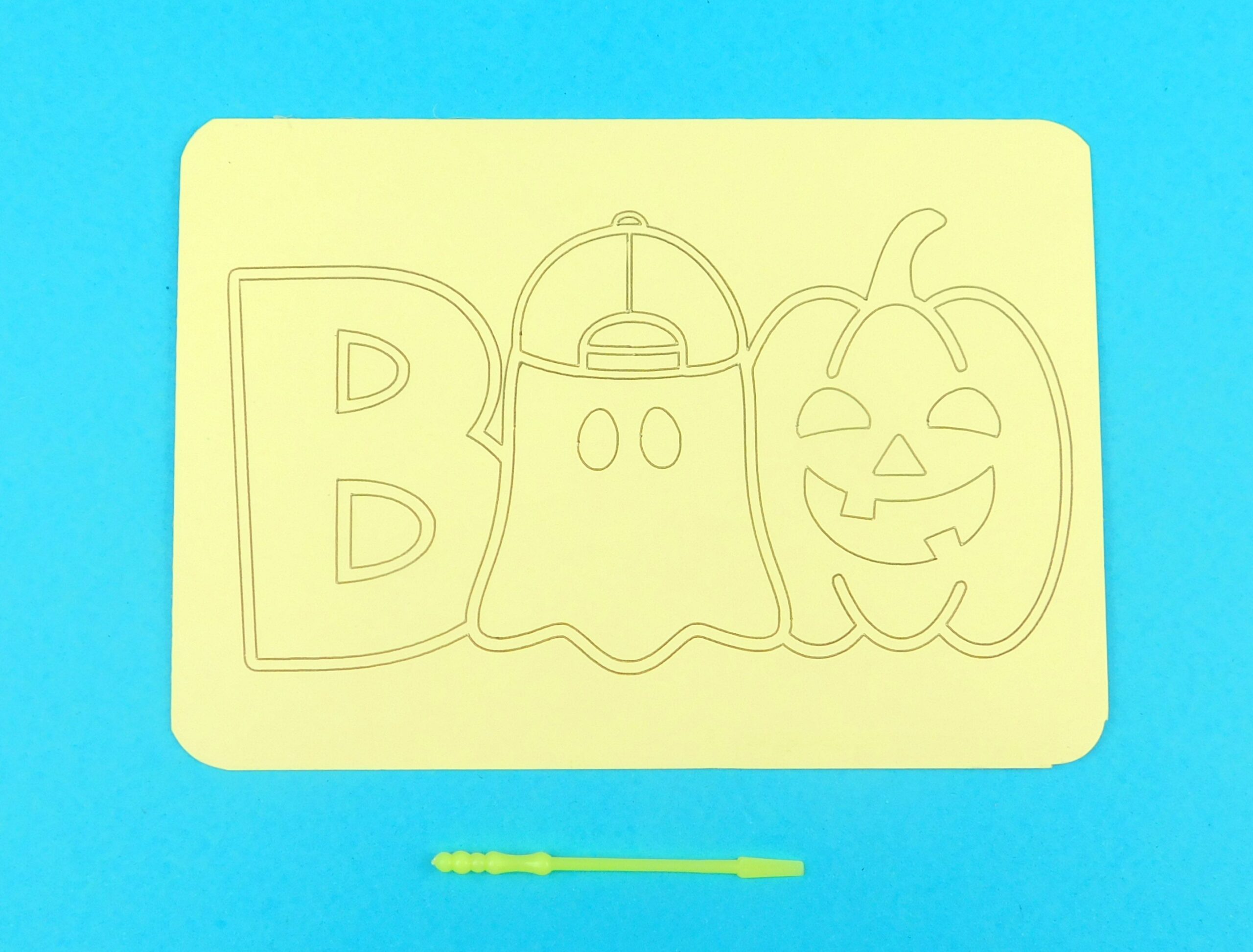 A6 Boo Ghost Pumpkin Sand Art Kit - Image 2