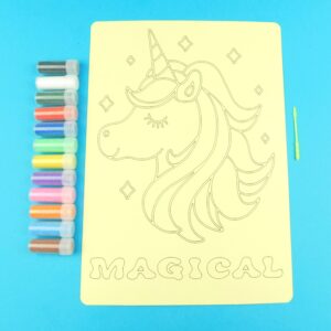 A4 Magical Unicorn Sand Art Kit