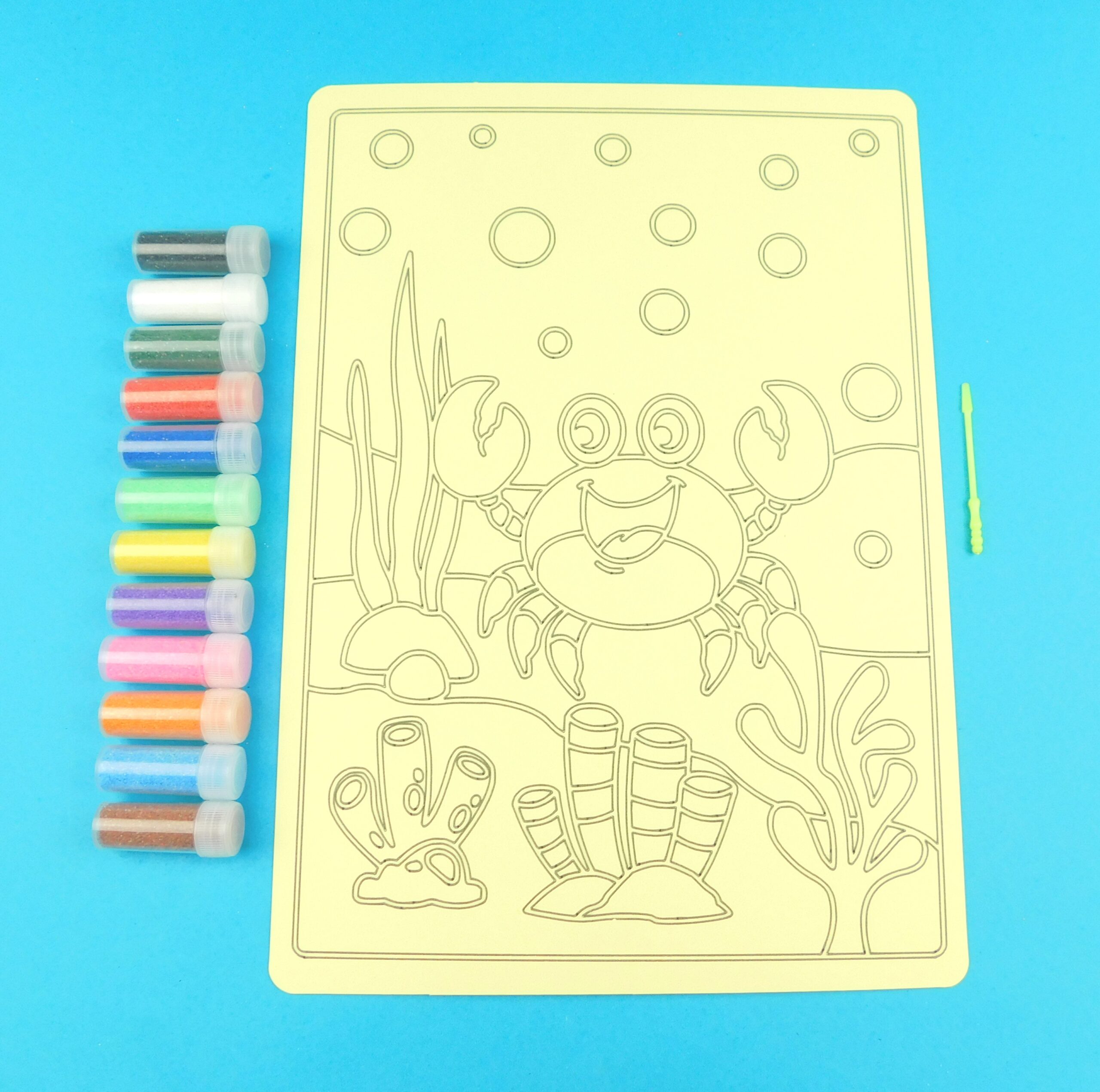 A4 Crab under the sea Sand Art Kit