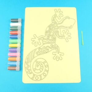 A4 Gecko Sand Art Kit