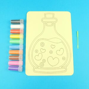 A5 Heart Potion Sand Art Kit