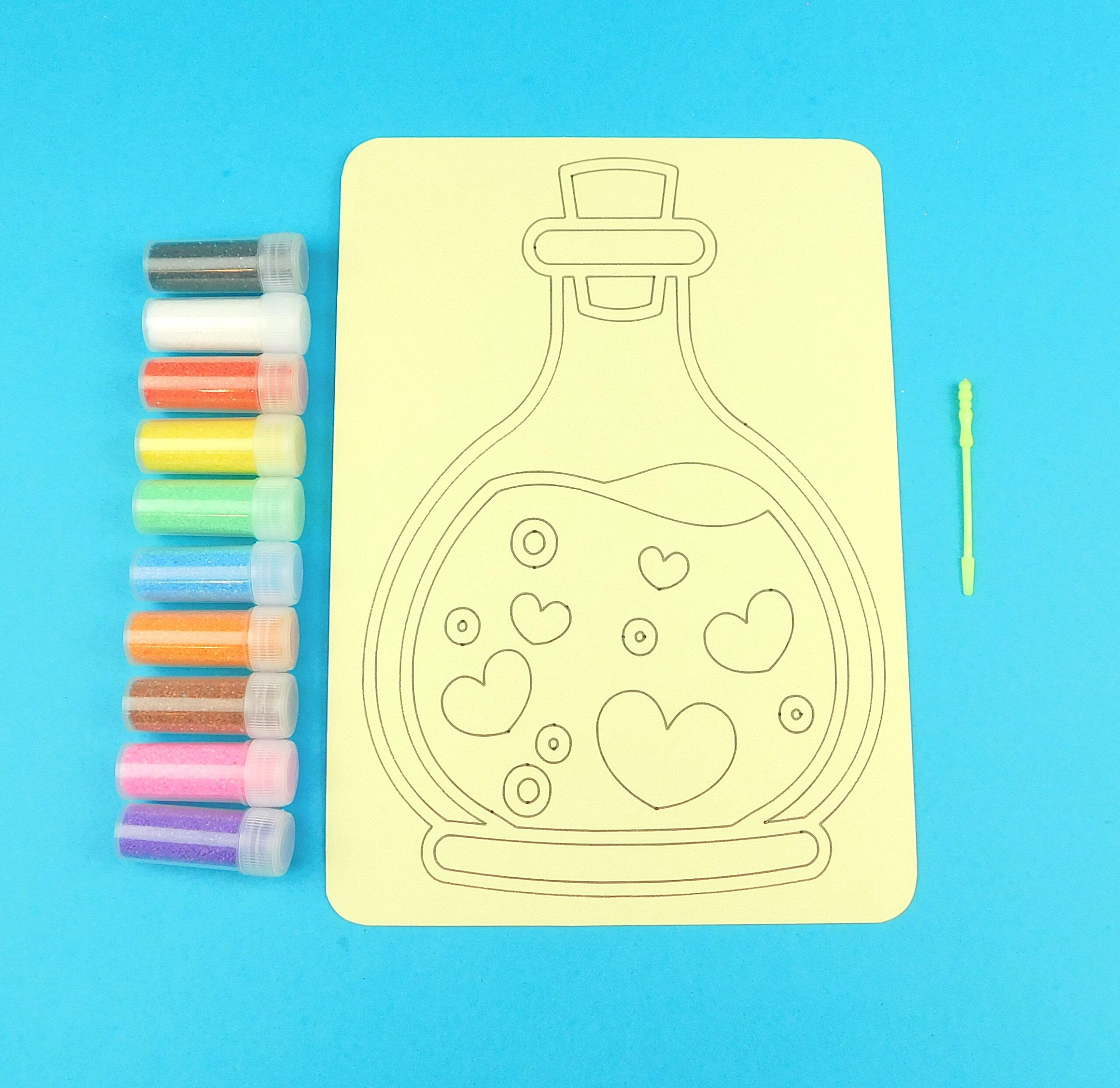 A5 Heart Potion Sand Art Kit
