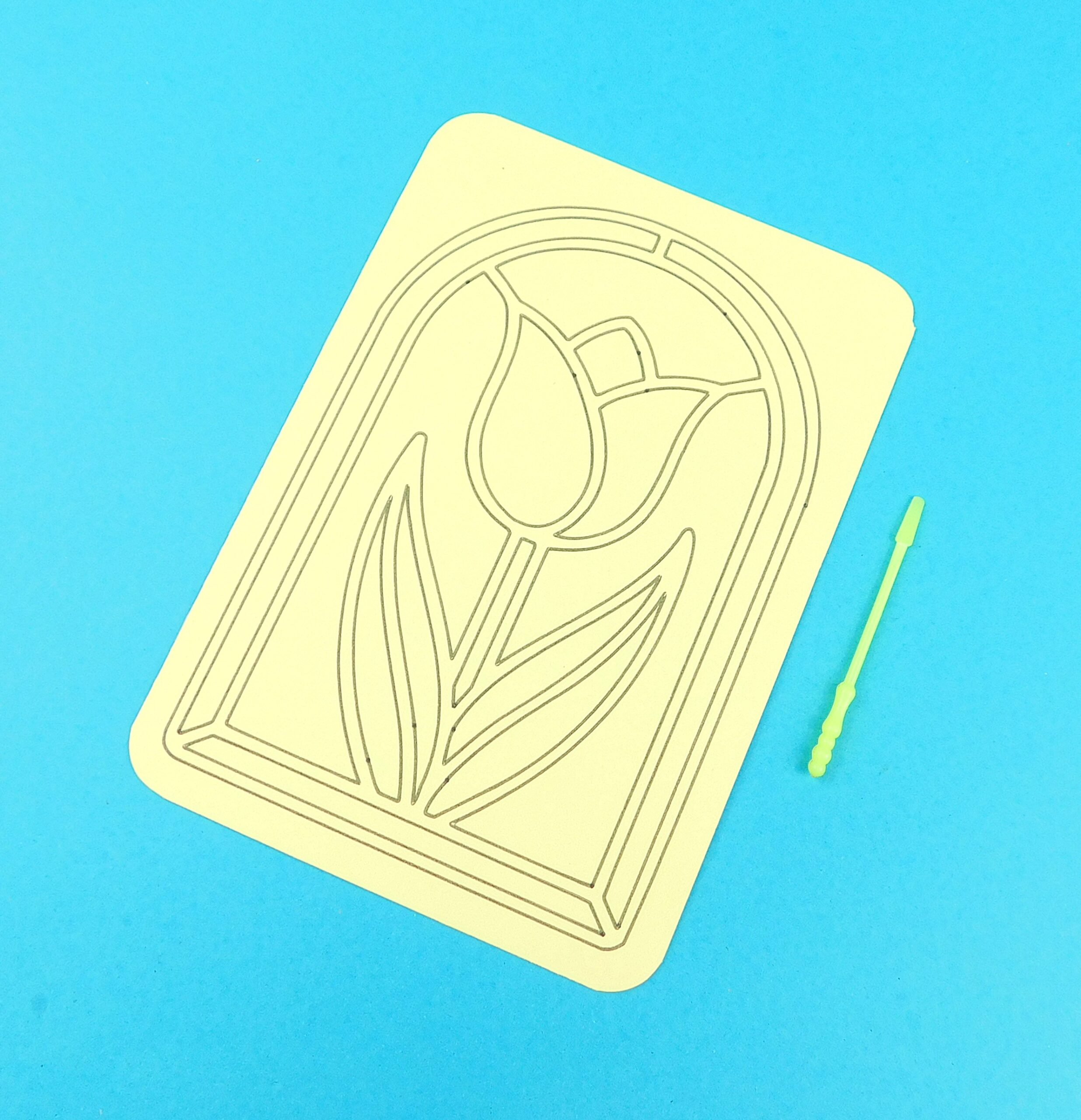 A6 Tulip Stained Glass Sand Art Kit - Image 7