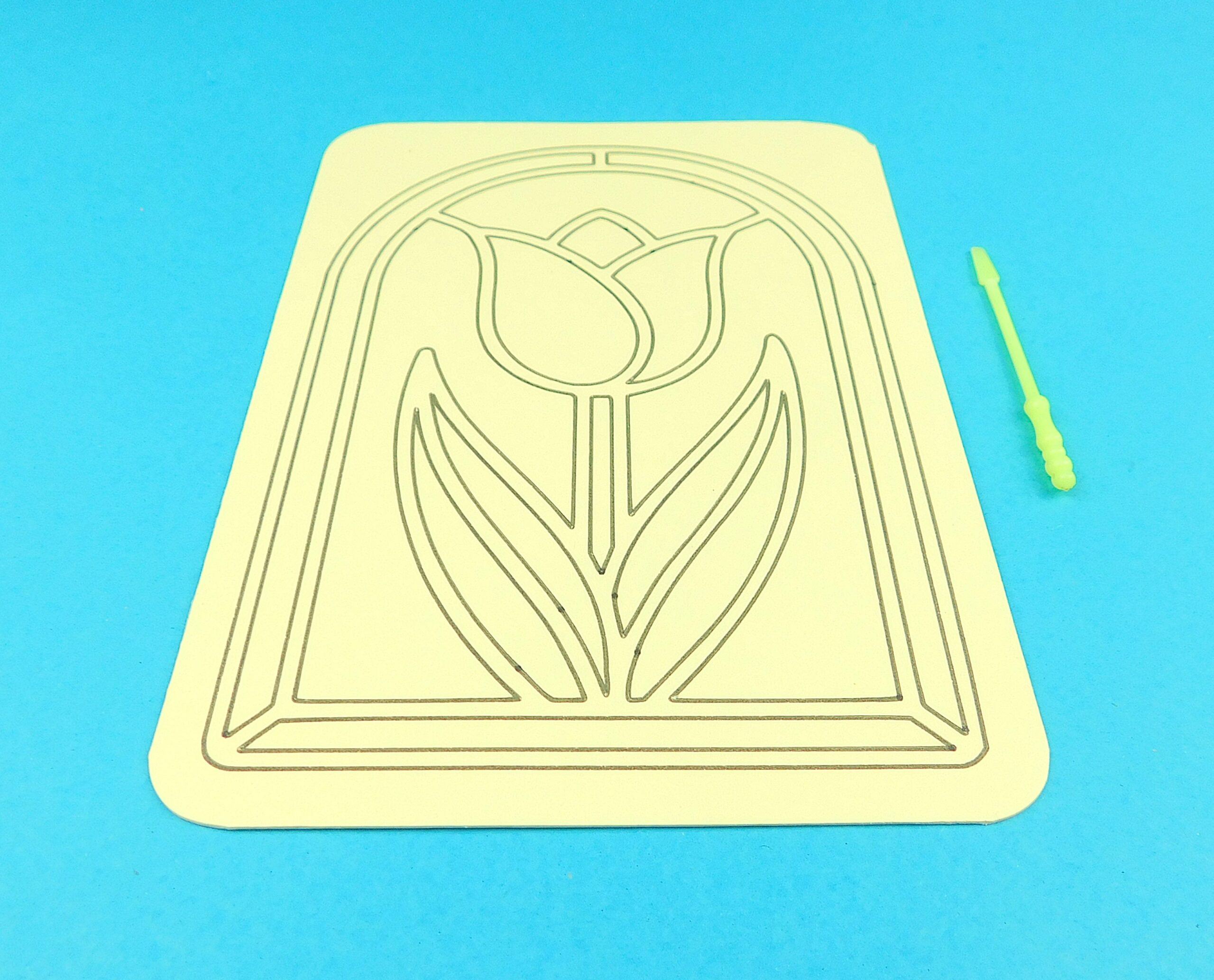 A6 Tulip Stained Glass Sand Art Kit - Image 9