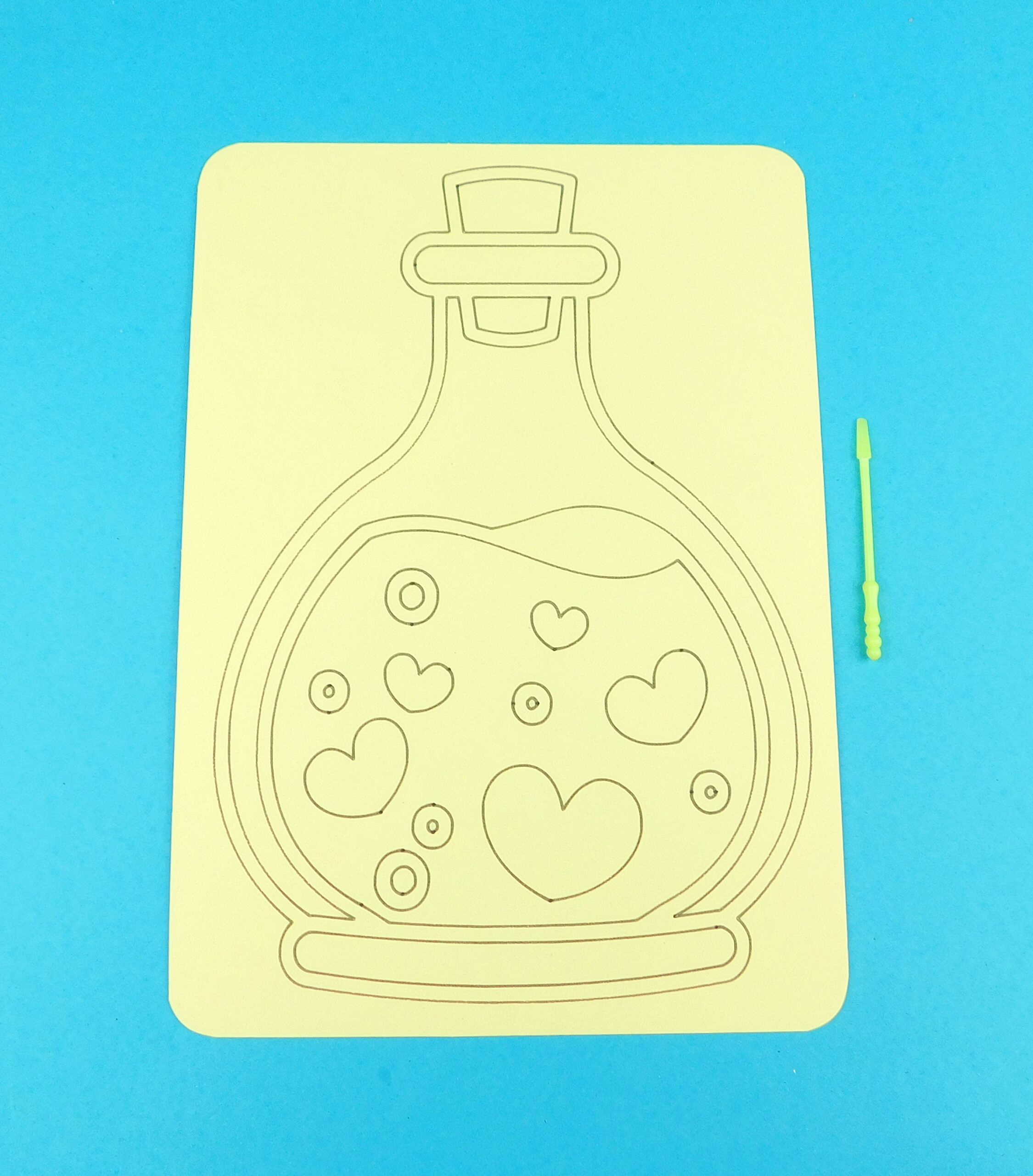 A5 Heart Potion Sand Art Kit - Image 6