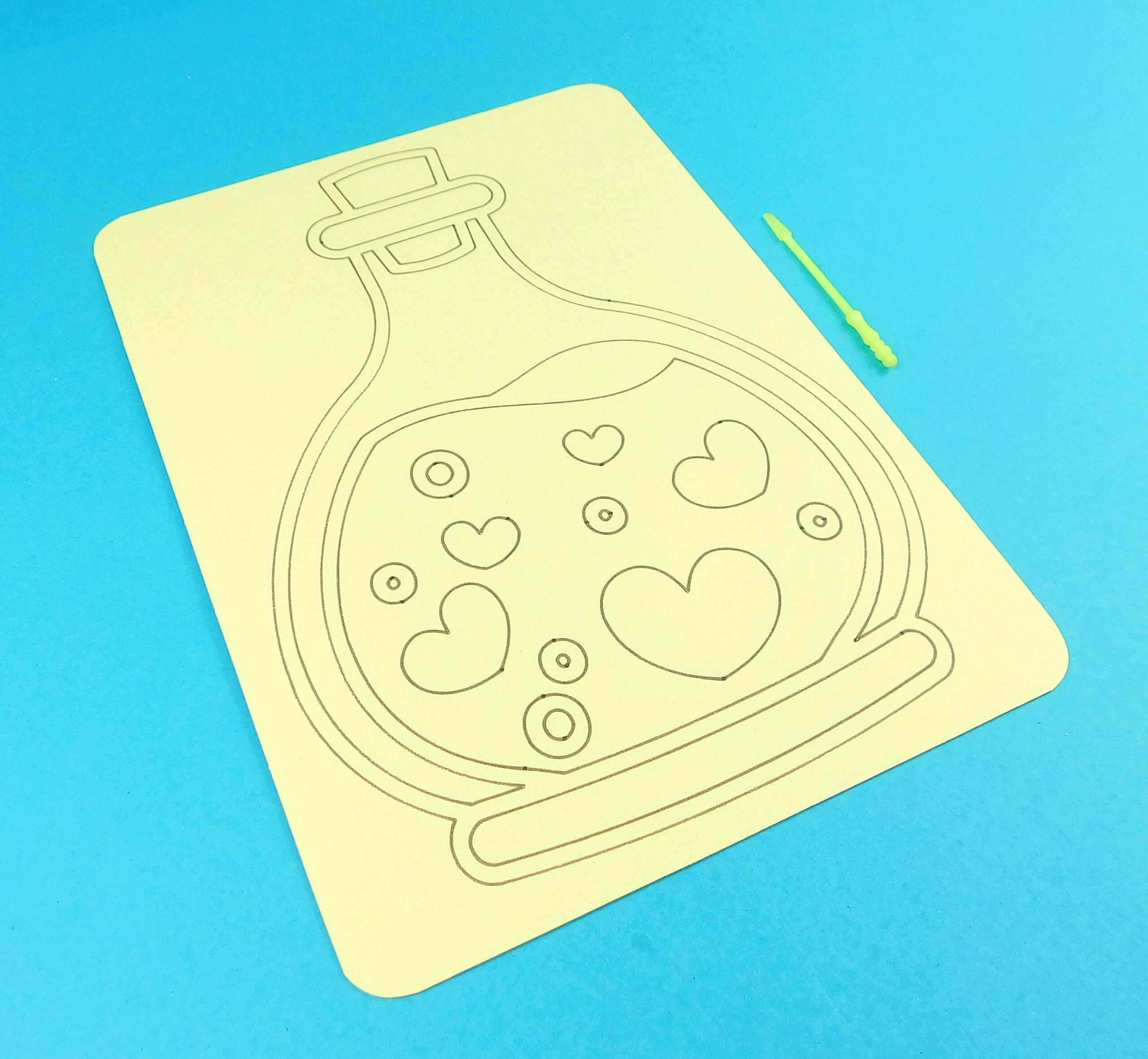 A5 Heart Potion Sand Art Kit - Image 8