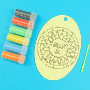 Oval Sun Sand Art Kit. Sand Included