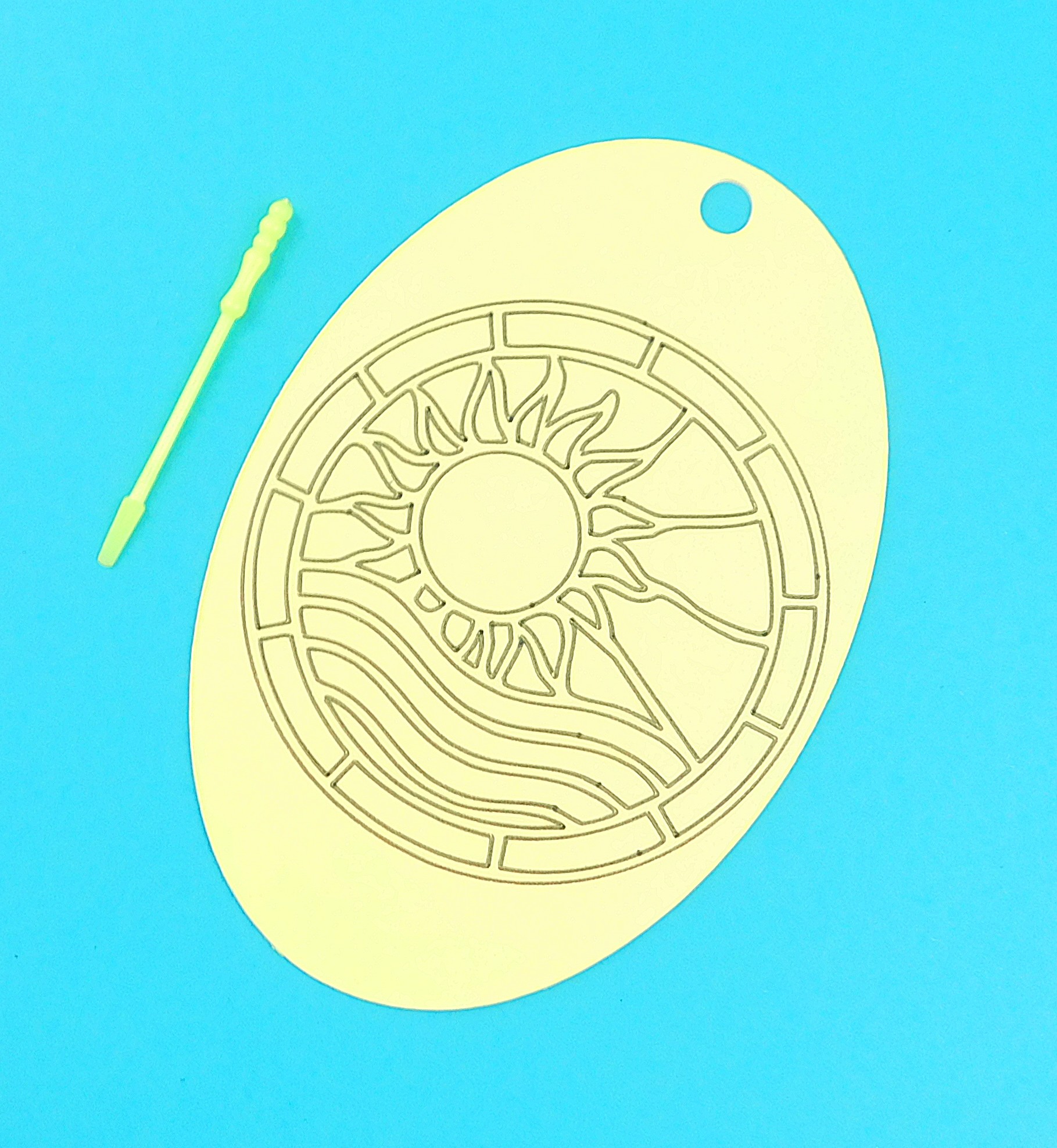 Oval Sun & Sea Sand Art Kit. - Image 7