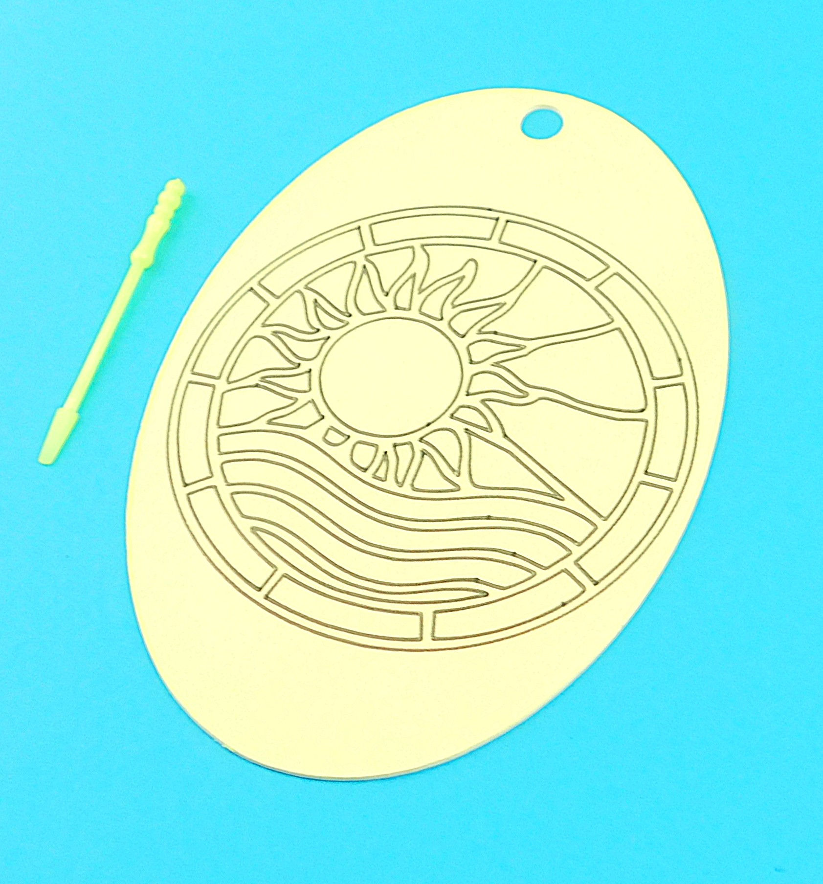 Oval Sun & Sea Sand Art Kit. - Image 10