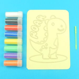 A6 Dinosaur Roar. Sand Art Kit.