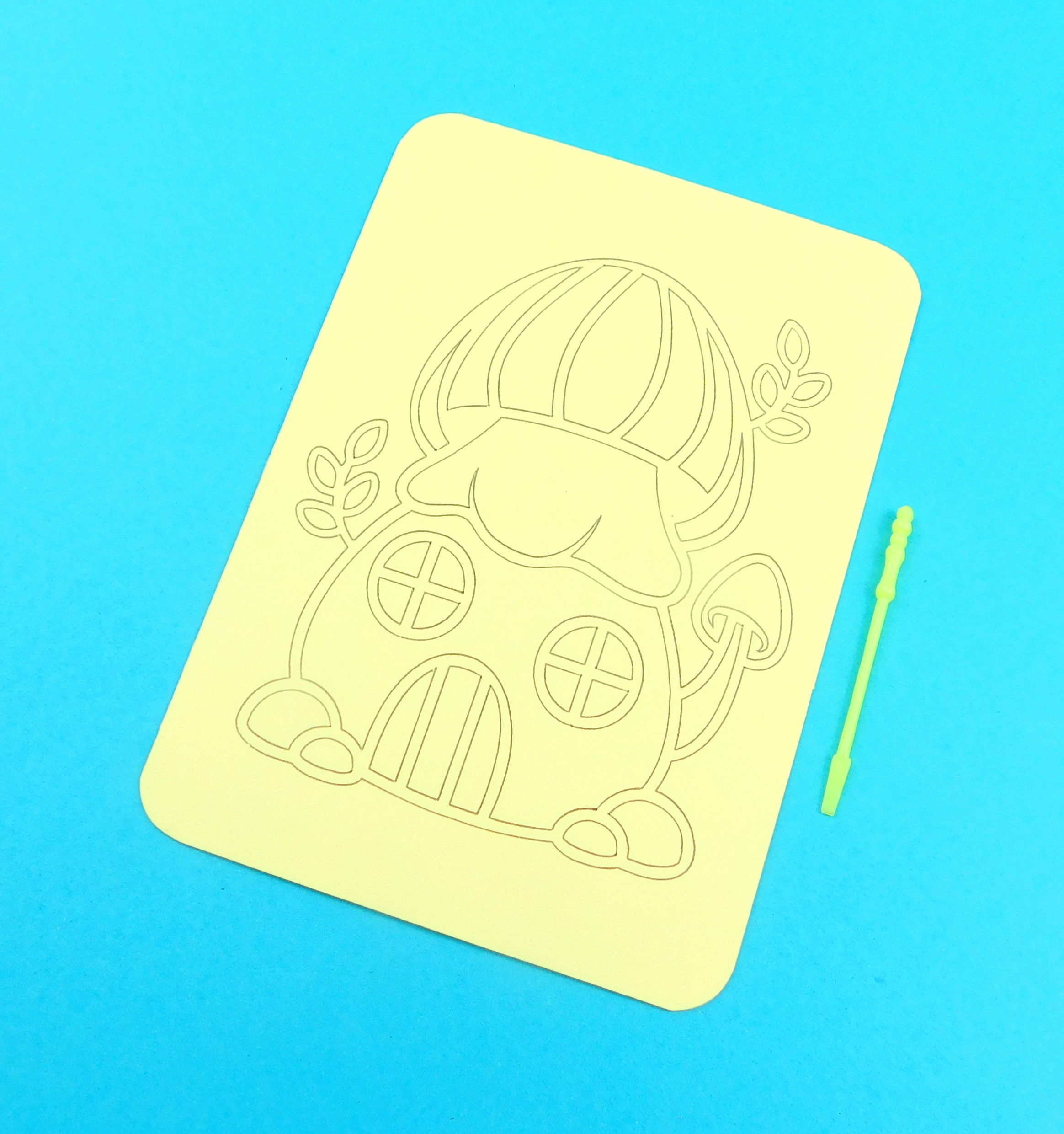 A6 Mushroom House Sand Art Kit - Image 2
