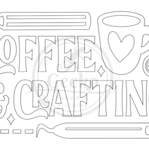 A4 Coffee and Crafting Sand Art Kit