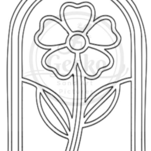A6 Flower Stained Glass Sand Art Kit