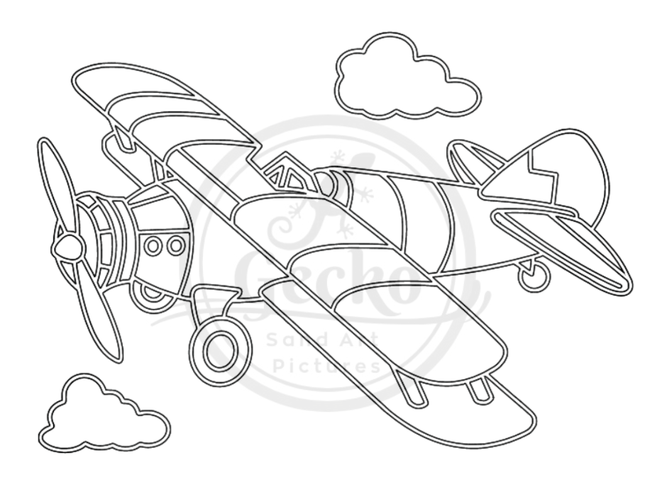 A4 Bi-Plane Sand Art Kit