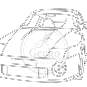 A4 Race Car Sand Art Kit