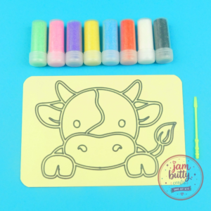 A6 Cow Sand Art Kit
