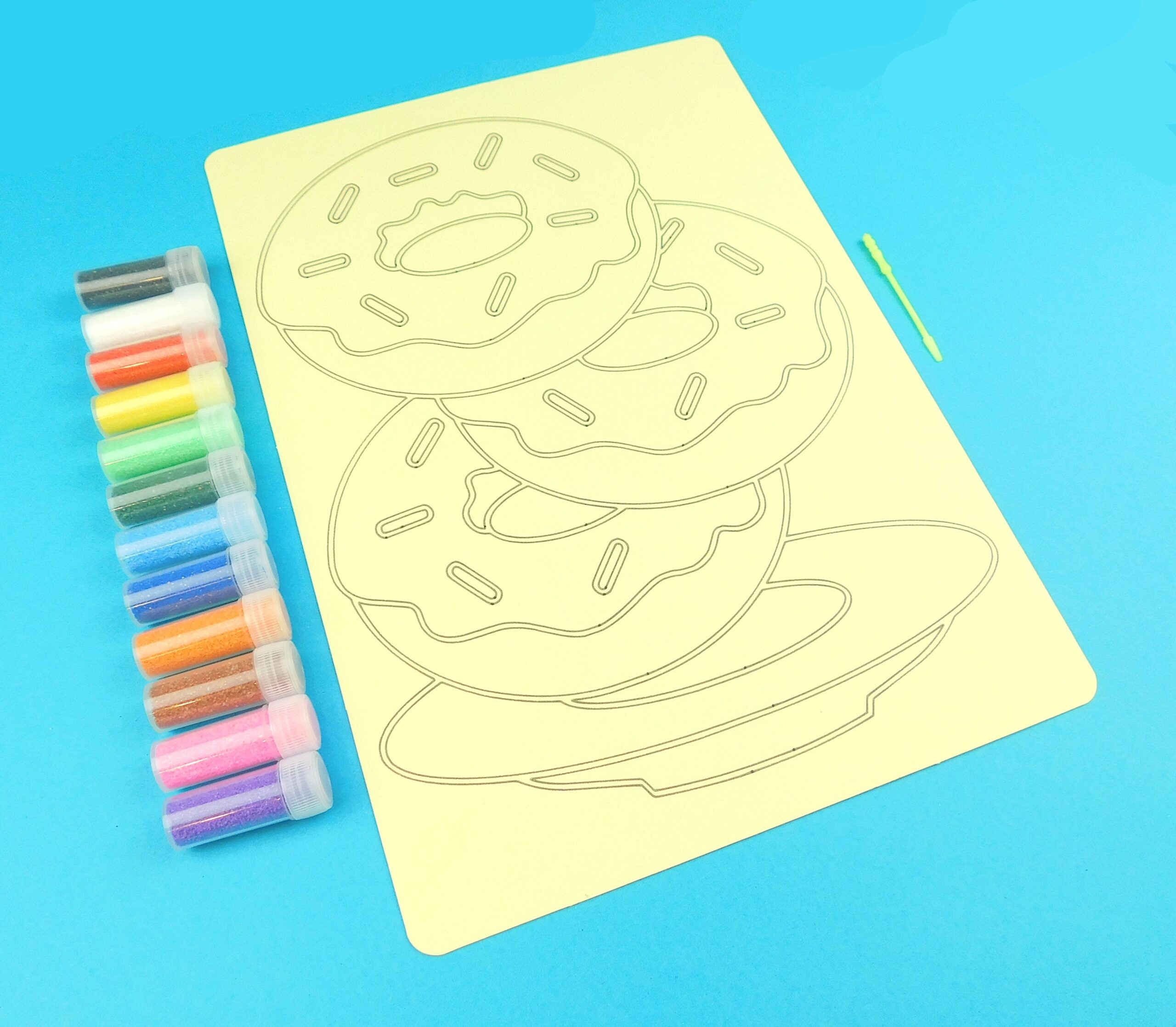 A4 Donut Stack Sand Art Kit - Image 3