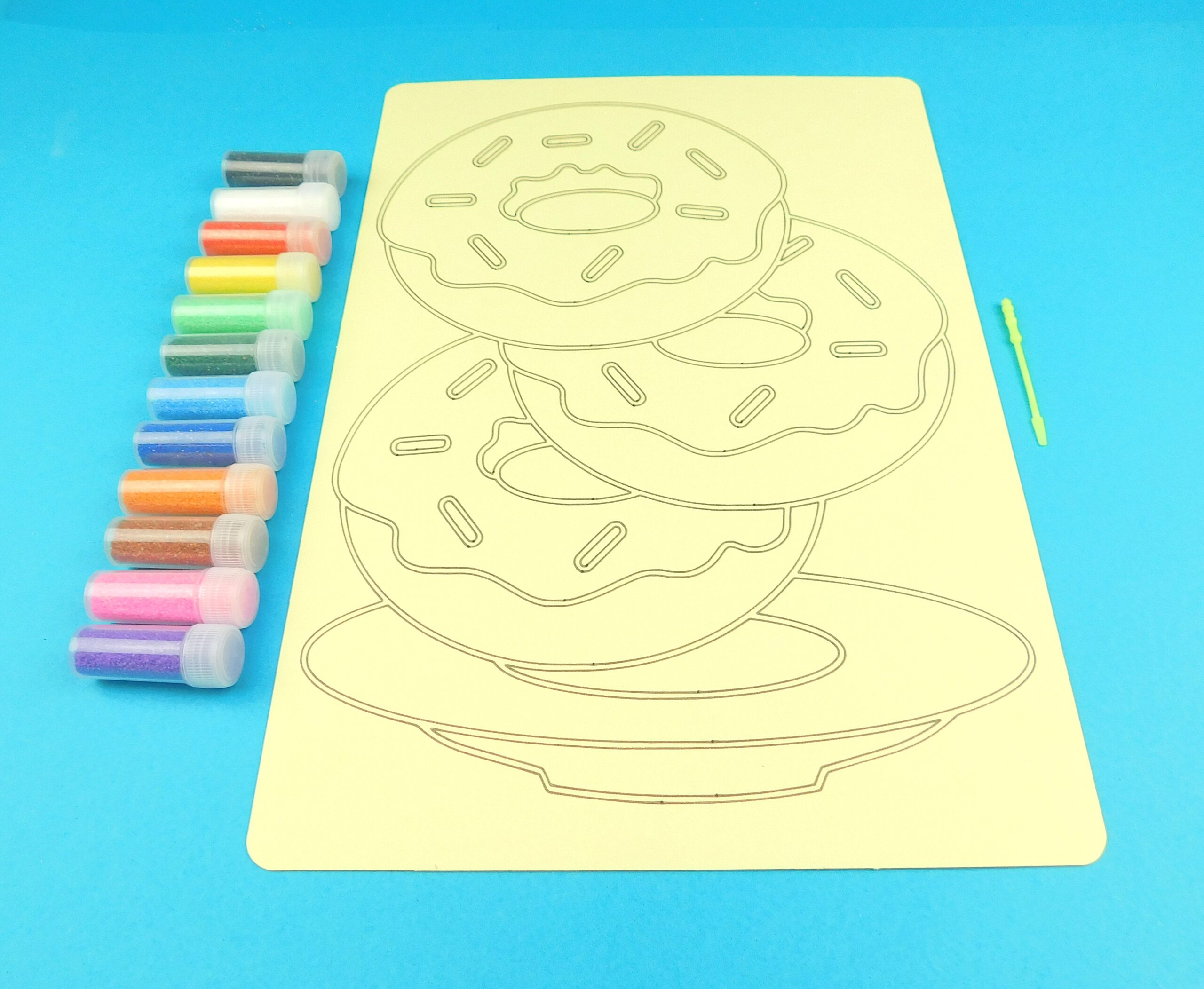 A4 Donut Stack Sand Art Kit - Image 4