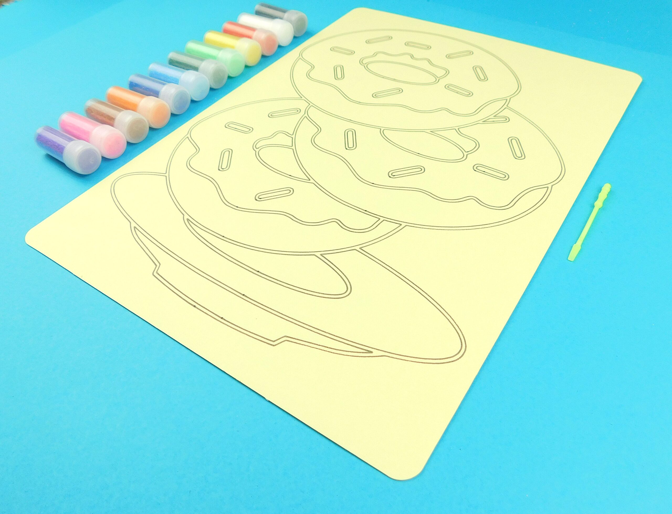 A4 Donut Stack Sand Art Kit - Image 5
