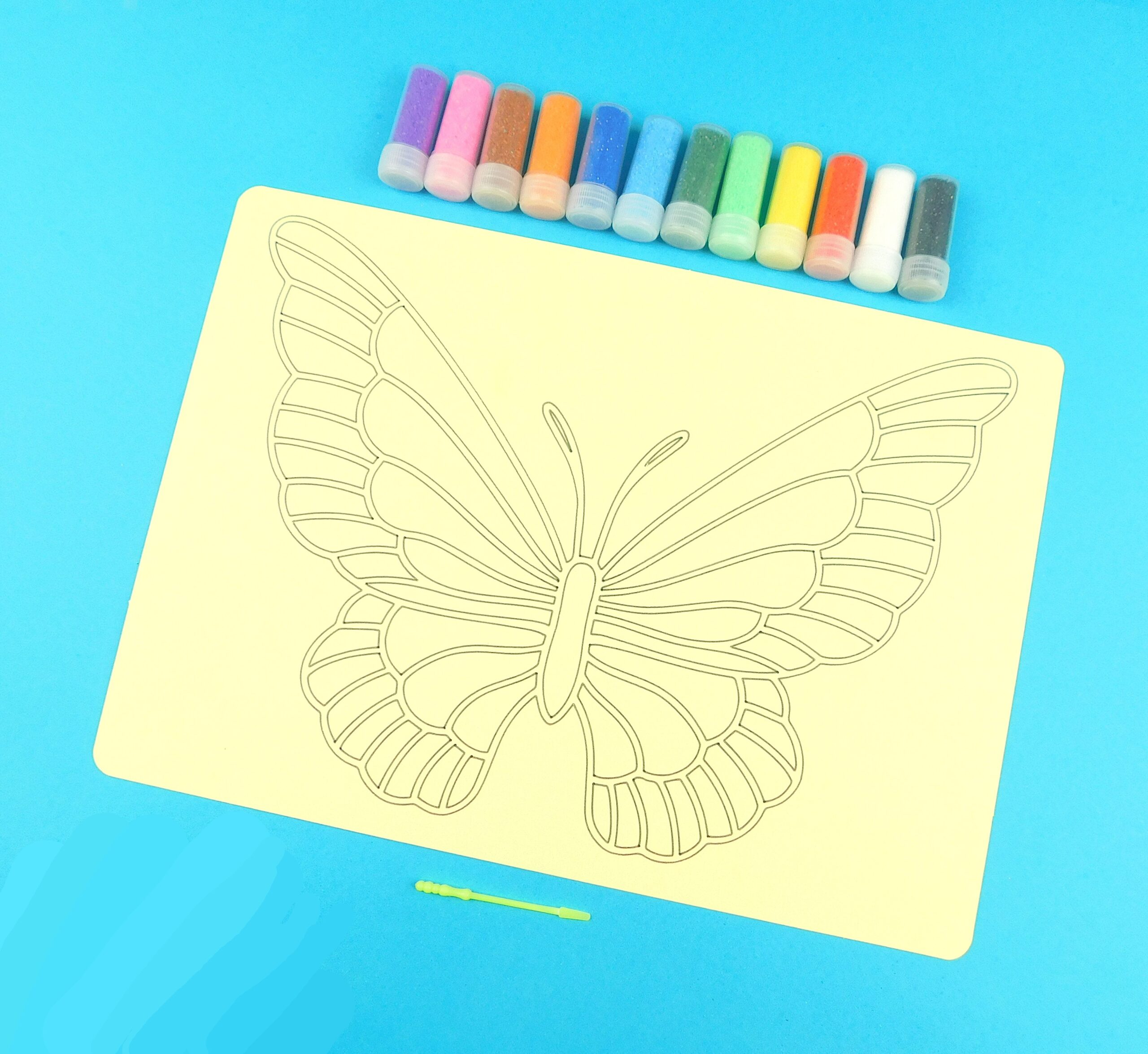 A4 Butterfly Sand Art Kit - Image 2