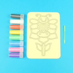 A6 Bee on Flower Sand Art Kit