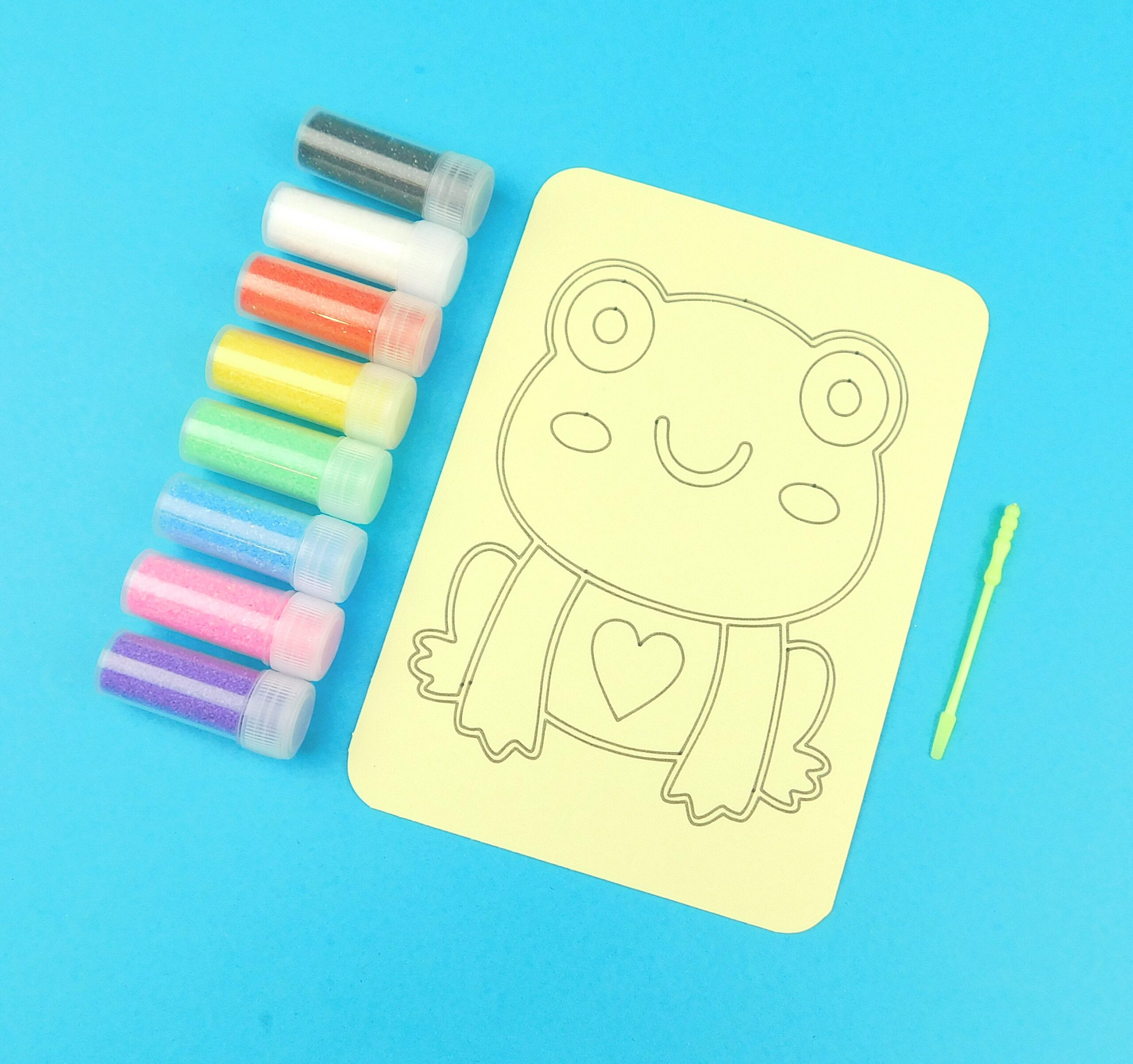 A6 Frog Sand Art Kit - Image 2