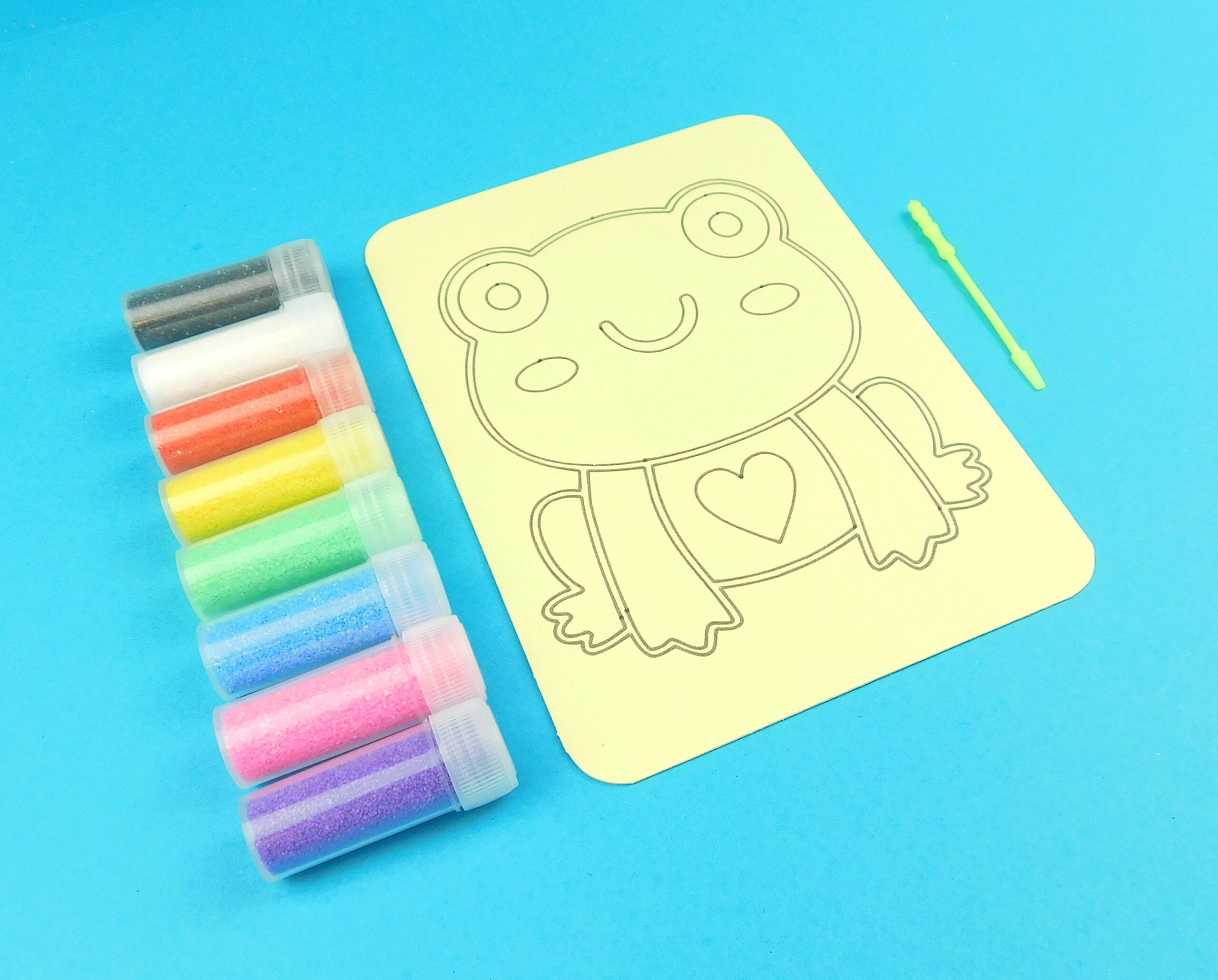 A6 Frog Sand Art Kit - Image 3