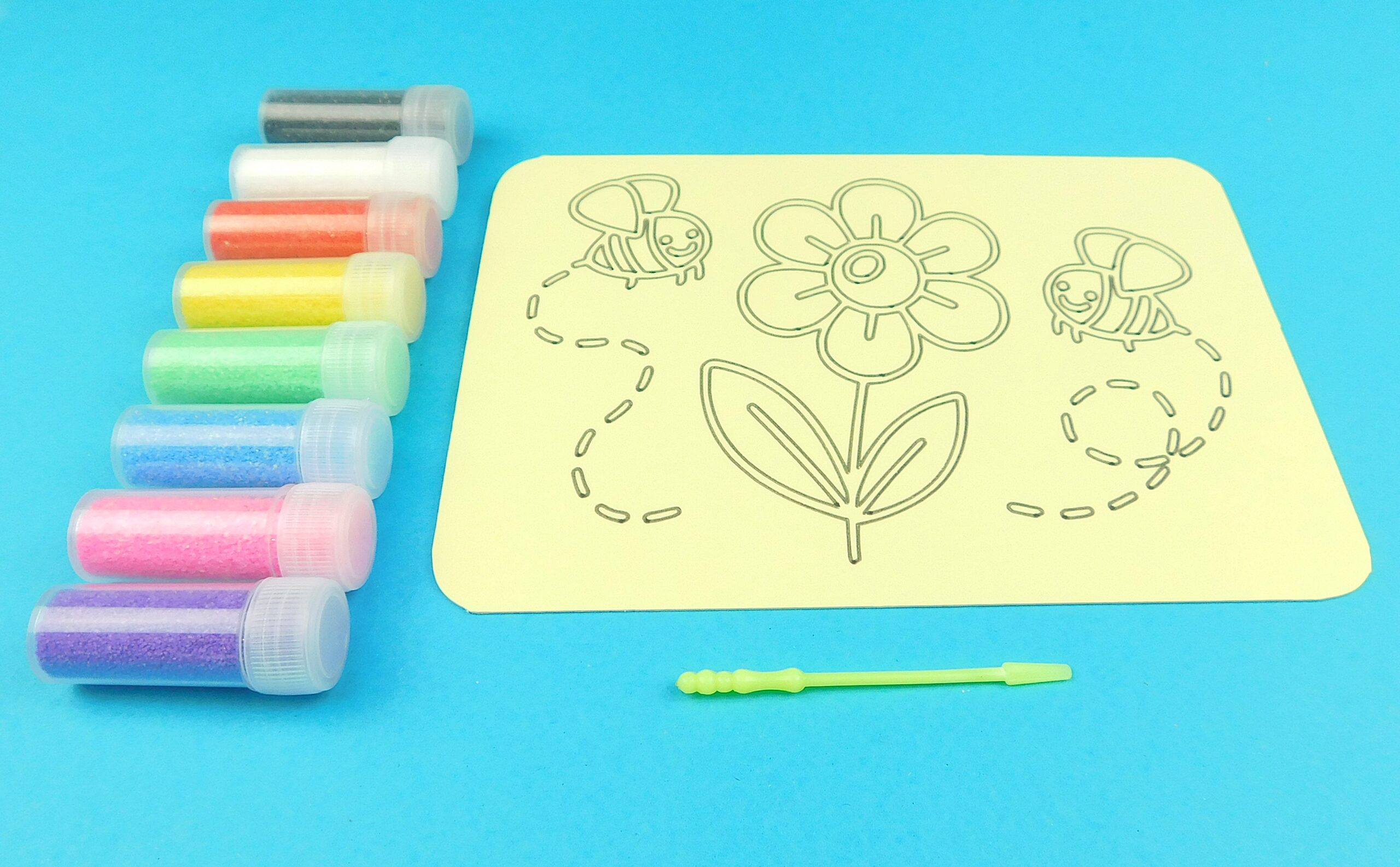 A6 Busy Bees Sand Art Kit - Image 4