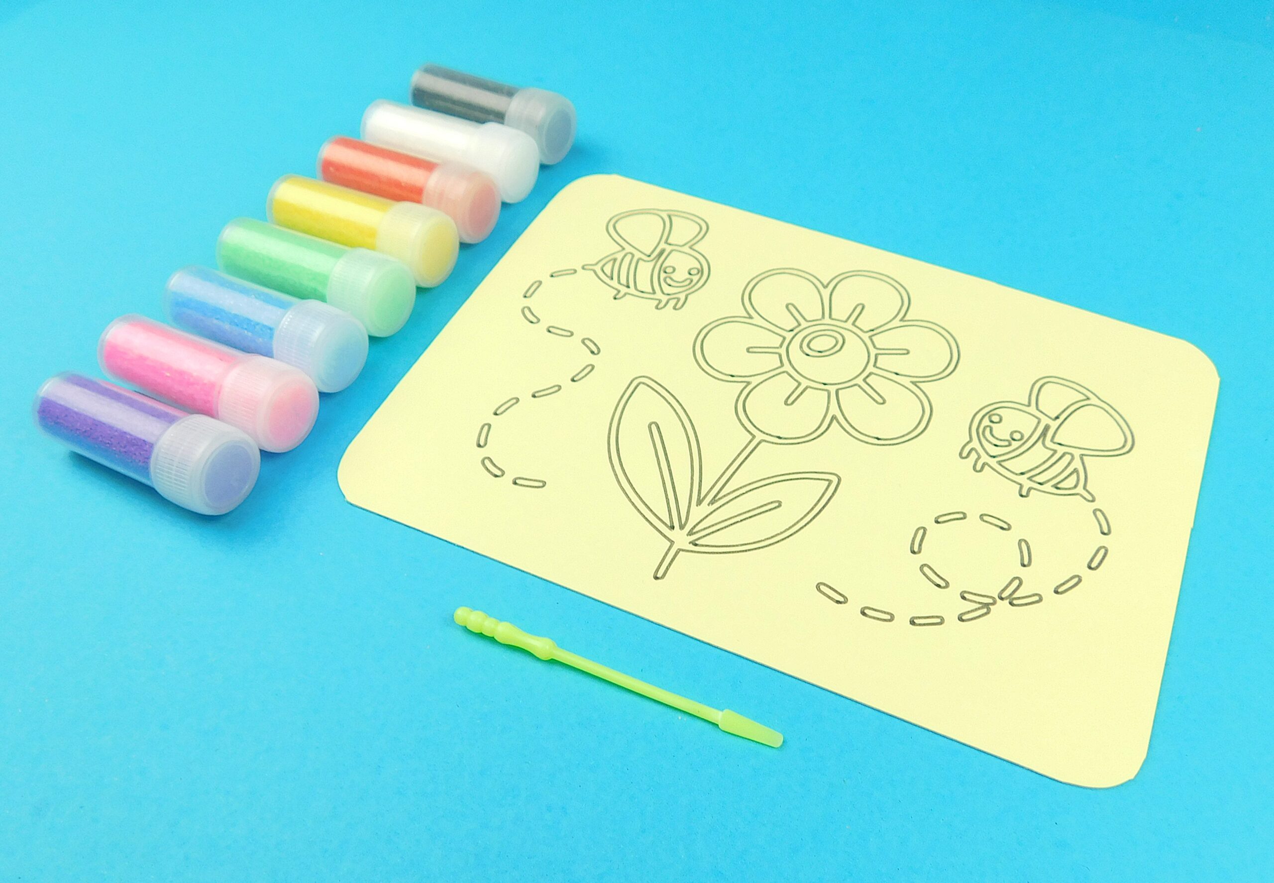 A6 Busy Bees Sand Art Kit - Image 5