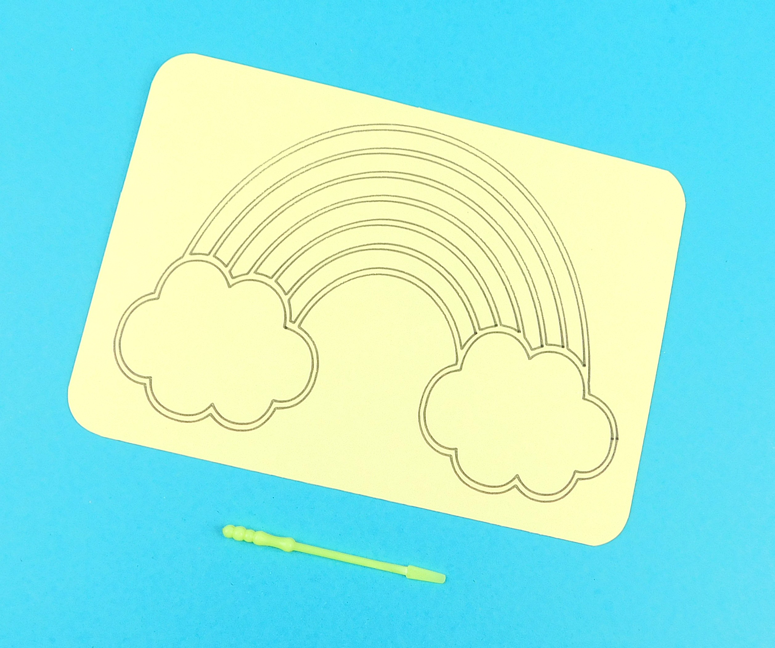 A6 Rainbow and Clouds Sand Art Kit - Image 7