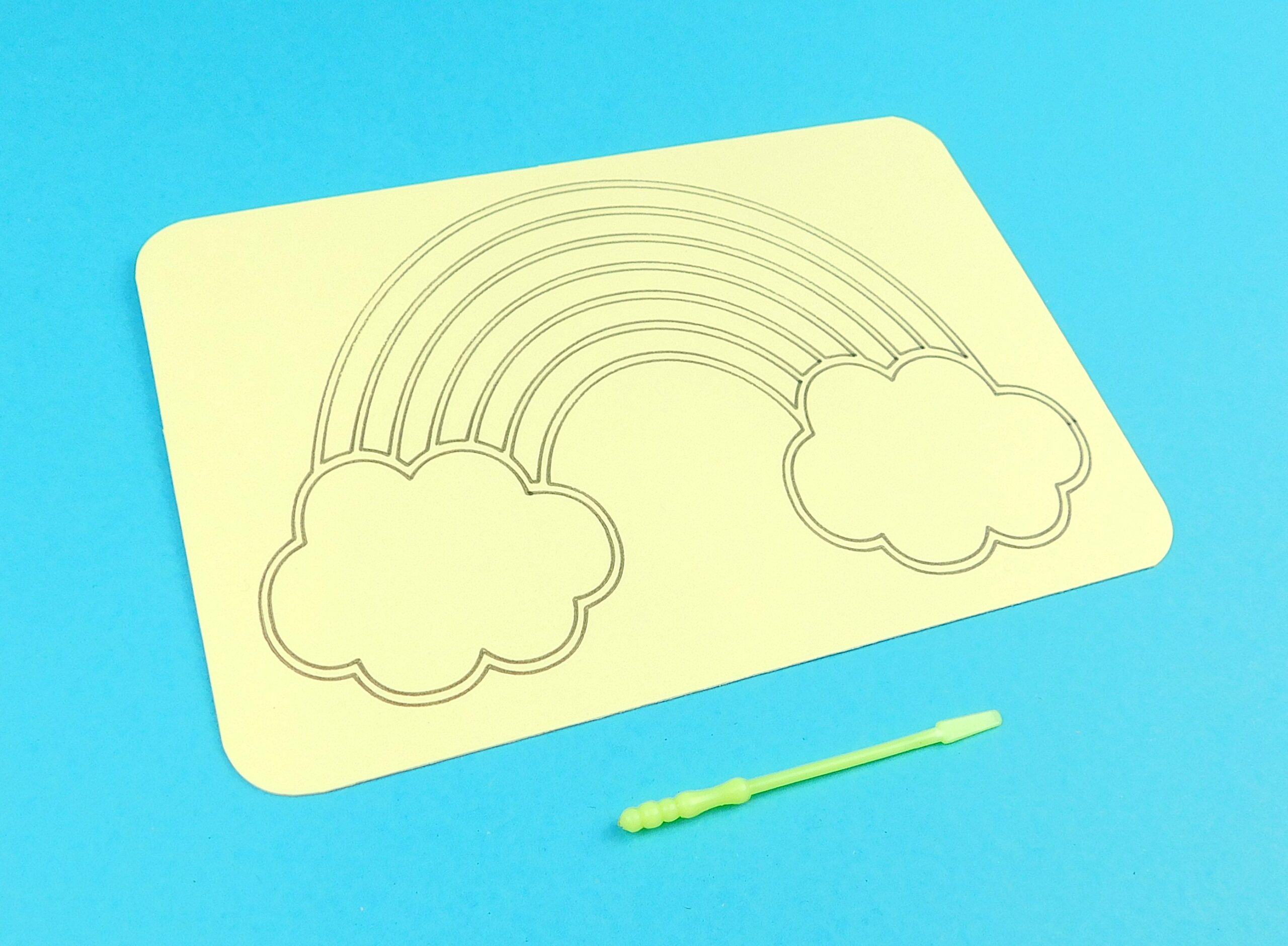 A6 Rainbow and Clouds Sand Art Kit - Image 8