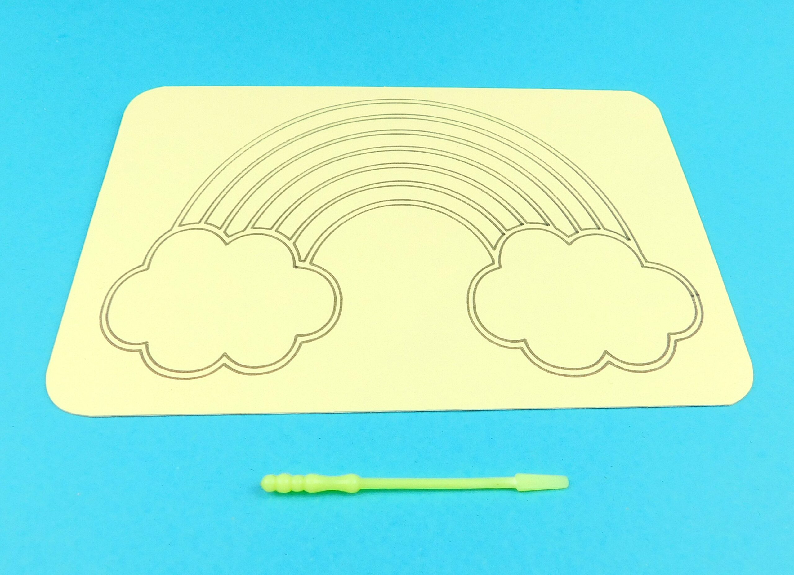 A6 Rainbow and Clouds Sand Art Kit - Image 9