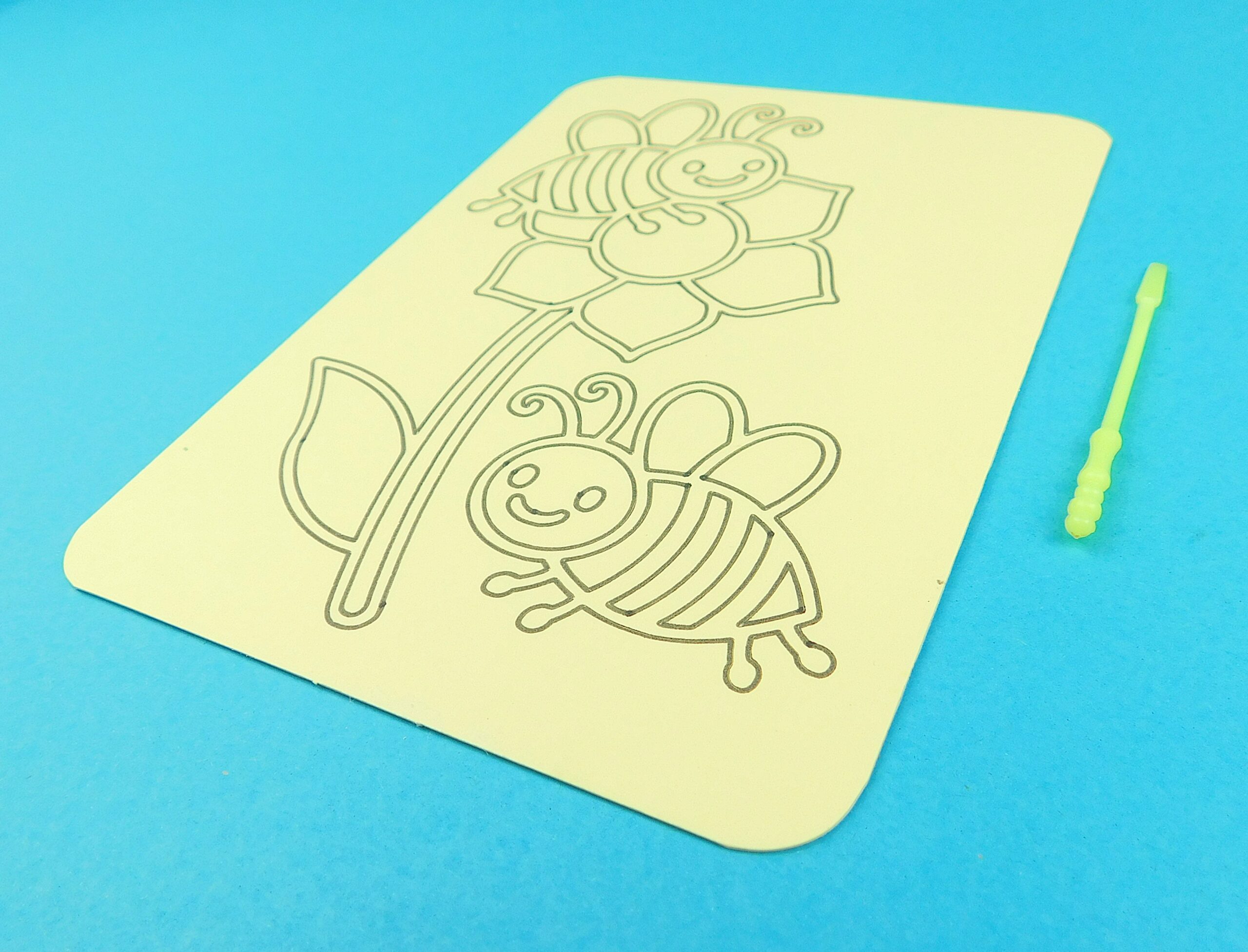 A6 Bees on Flower Sand Art Kit - Image 10